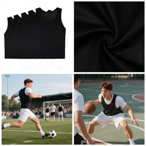 Überziehshirts 12er Set für Kinder schwarz